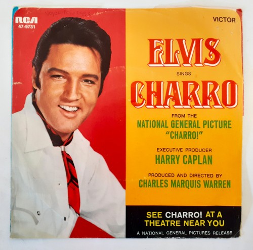 45t elvis presley charro - 45t, presley-