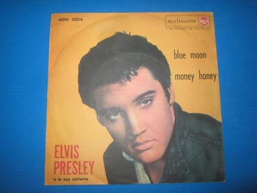Elvis presley blue - elvis, moon/money
