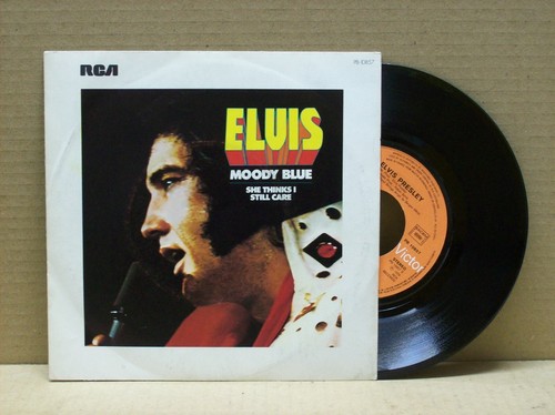Elvis moody blue 45 - elvis,
