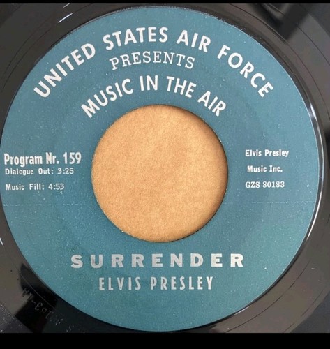 Elvis presley surrender - elvis, 45