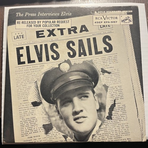 Elvis presley sails 45 - elvis,