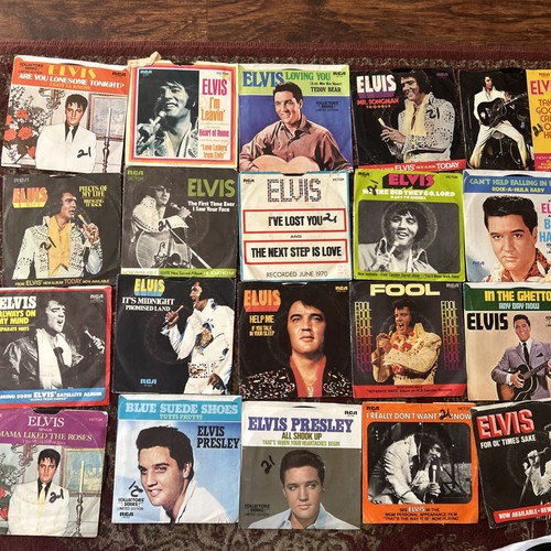 Elvis presley 45s lot - 45s,
